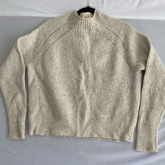 J. Crew Merino Wool Blend Mock Neck Sweater - Picture 1 of 3